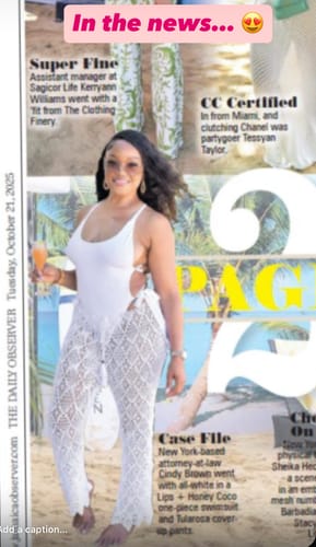 Customer photo review of Coco One Piece Swimsuit - White