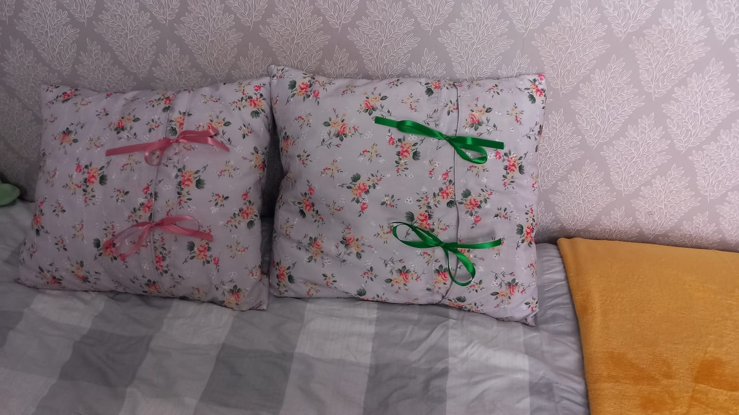 Customer photo review of Blooming Bouquets Broderie Anglaise Polycotton Fabric