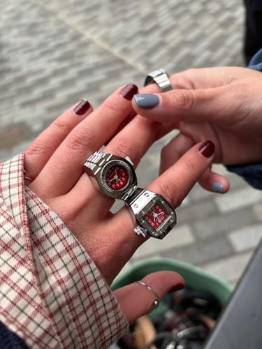 Customer photo review of MILANO RING | SILVER RED