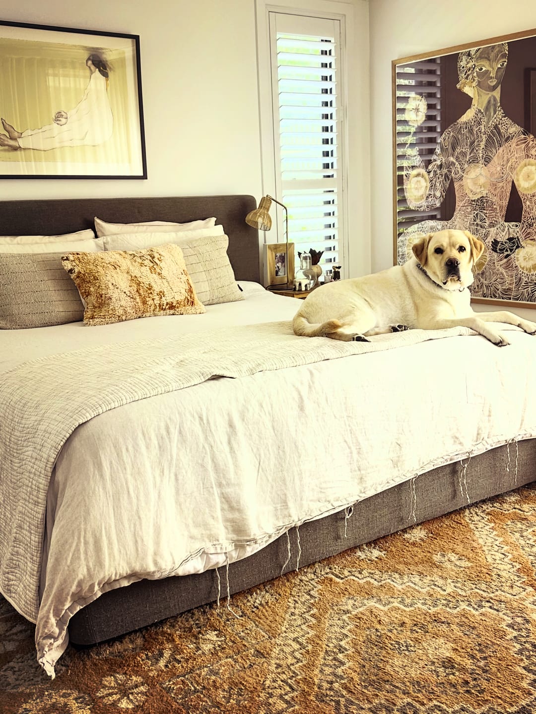 Customer photo review of Premium feather lumbar cushion insert 60 x 40 cm