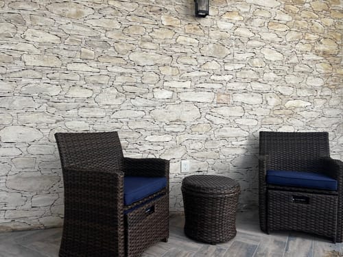 Customer photo review of Juego de Muebles de Mimbre para Patio, 5 pzas, Threshold
