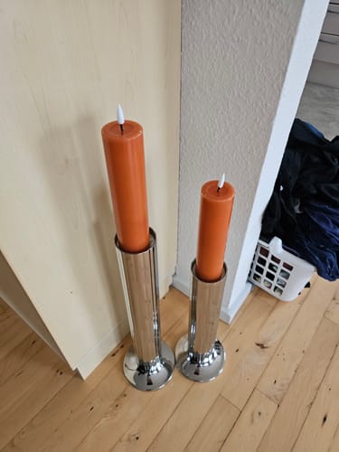 Customer photo review of LED Bloklys Ø 5 x 20 cm Orange