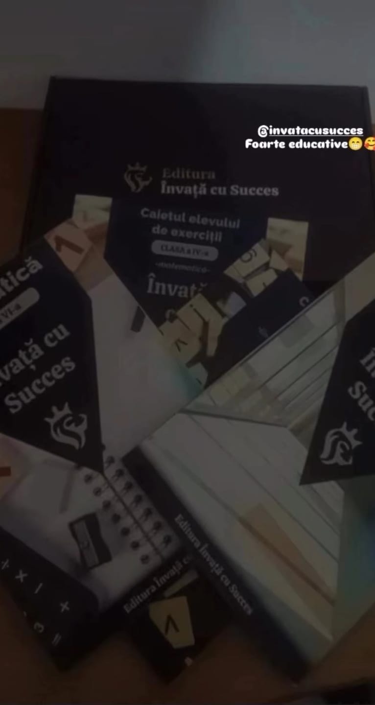 Customer photo review of Pachet Clasa a VI-a: Toată materia structurată la Română și Matematică pentru clasa a VI-a