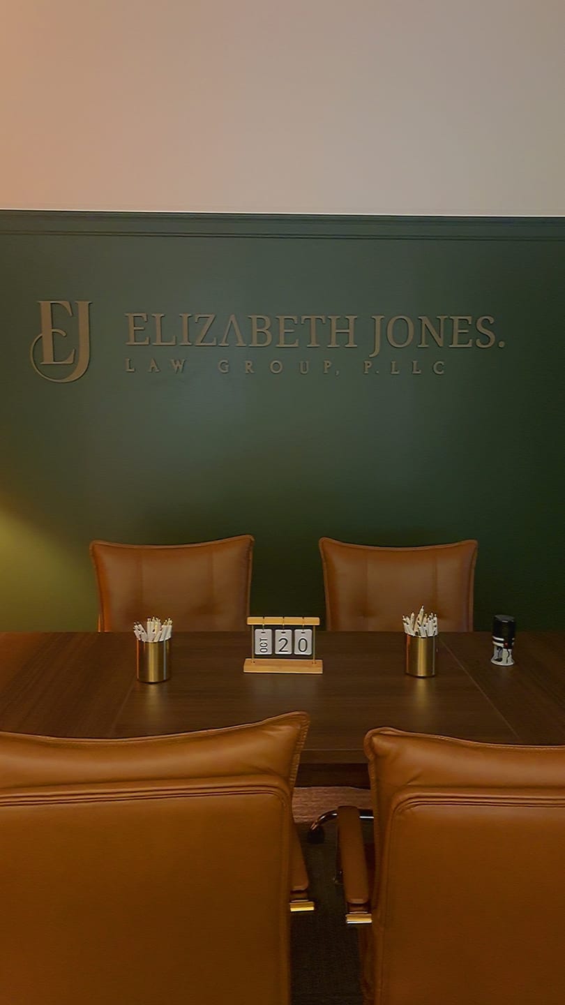 Customer photo review of CUSTOM MOCKUP SIGN FOR Elizabeth Jones