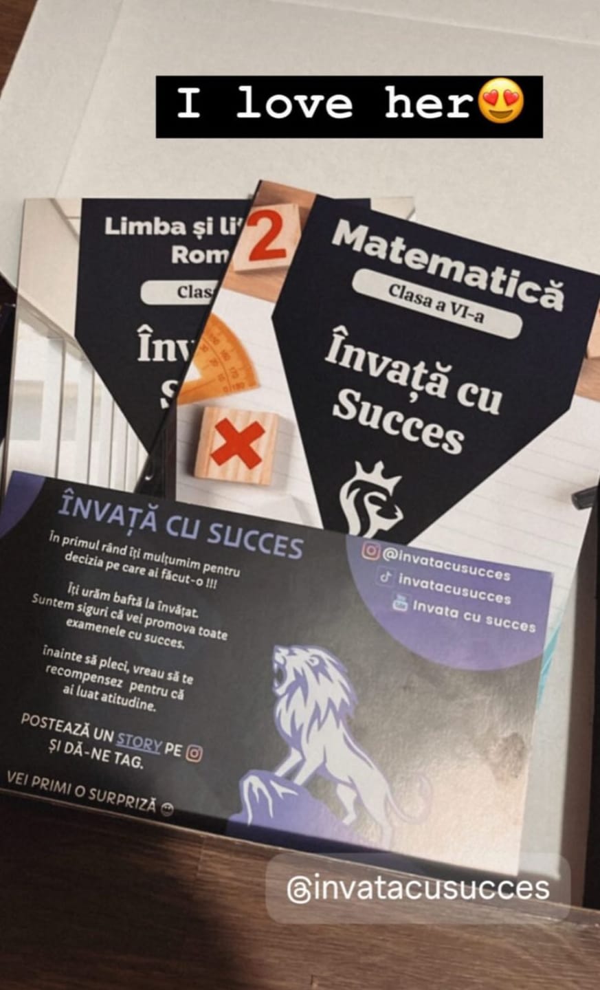 Customer photo review of Pachet Clasa a VI-a: Toată materia structurată la Română și Matematică pentru clasa a VI-a