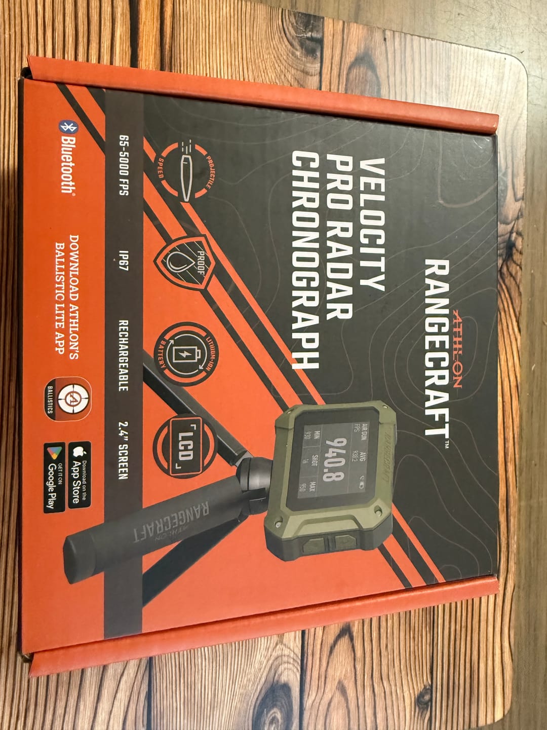 Customer photo review of Athlon Range Craft Chronograph Velocity Pro Radar