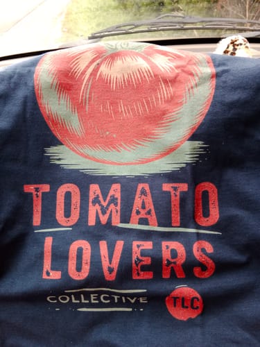 Customer photo review of Tomato Lovers Collective TLC T-Shirt