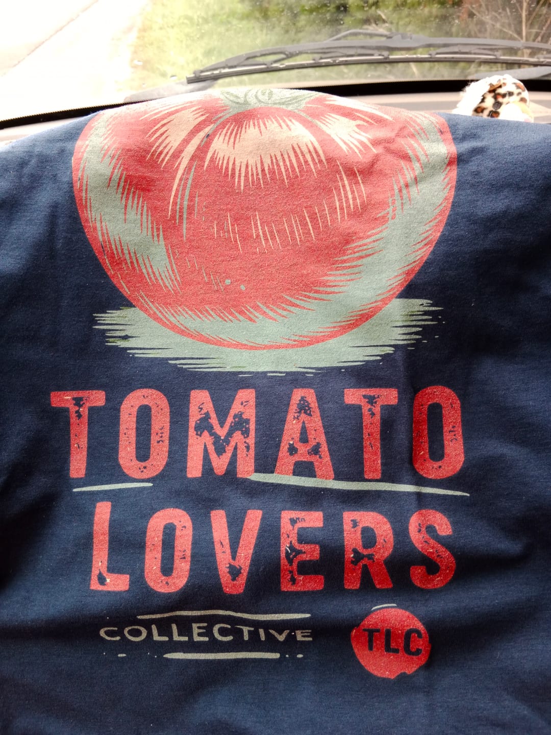 Customer photo review of Tomato Lovers Collective TLC T-Shirt