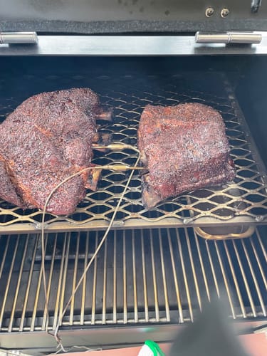 Customer photo review of Buy Bone-In Short Ribs, get FREE Meat Church Holy Cow Seasoning!