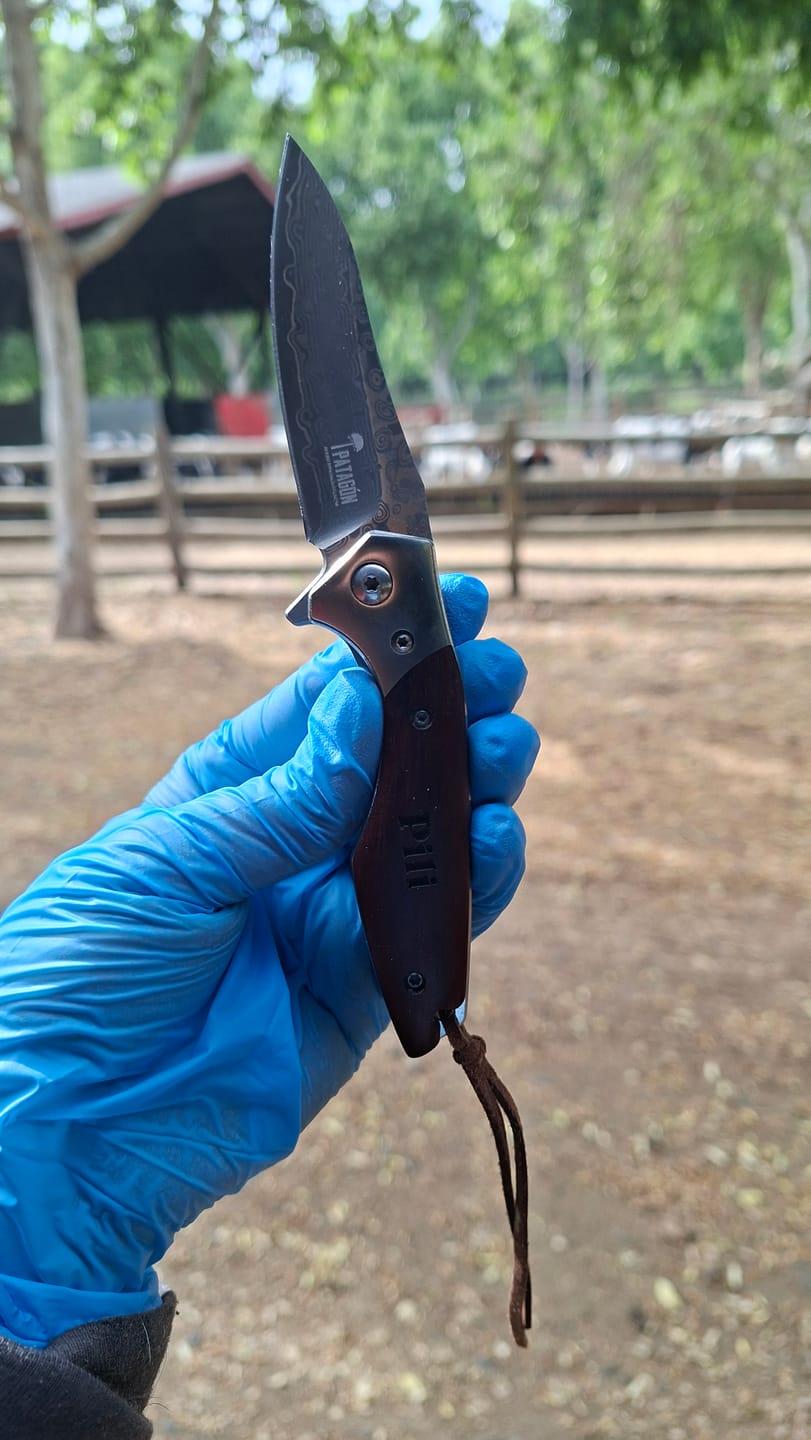 Customer photo review of CAIMÁN - Cortapluma Damasco 89 capas PATAGÓN