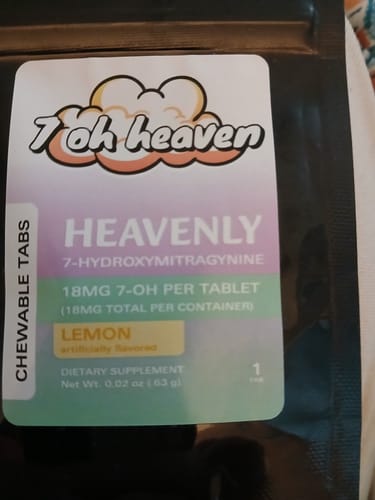 Customer photo review of 7OH Heaven Heavenly 18 mg Tab – Free Sample (Just Pay Shipping)