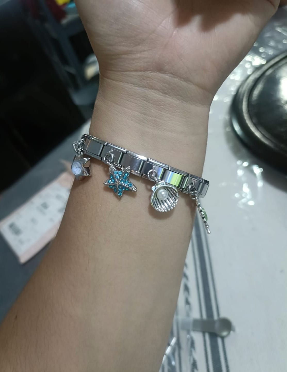 Customer photo review of Charm Perla Marina