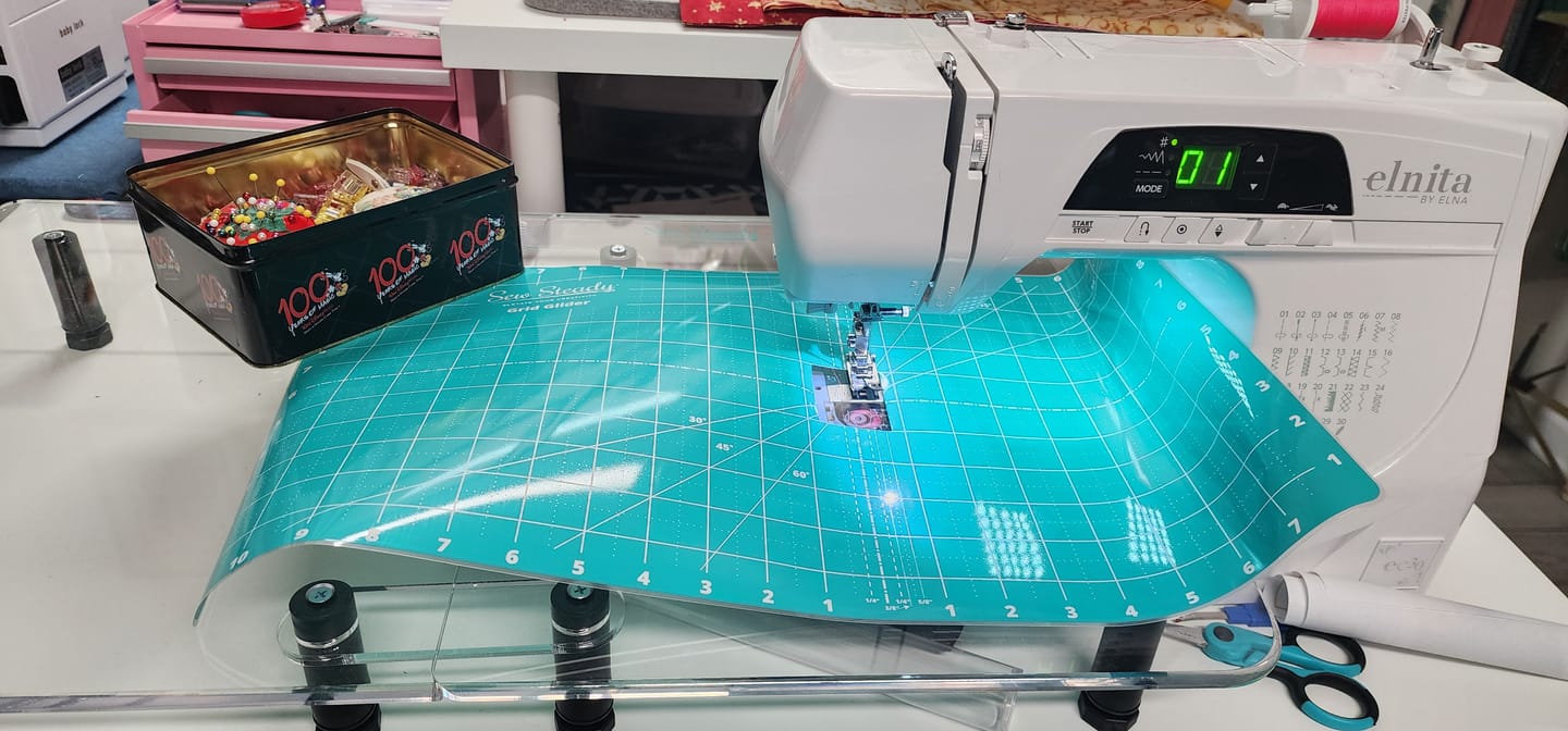 Customer photo review of Grid Gliders - Sew Steady