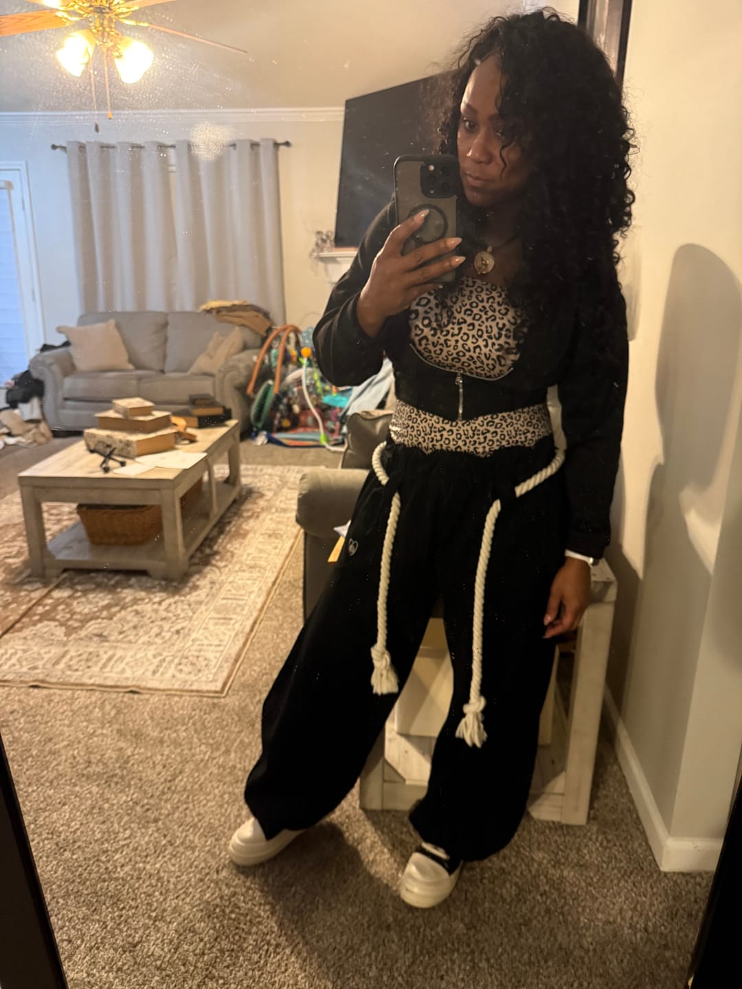 Customer photo review of Aelfric Eden Super Baggy Barrel Sweatpants