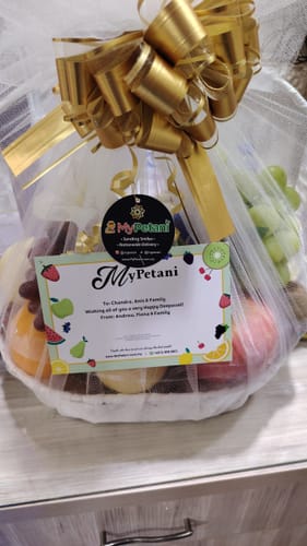 Customer photo review of Redang Luxe Fruit Basket [Malaysia]