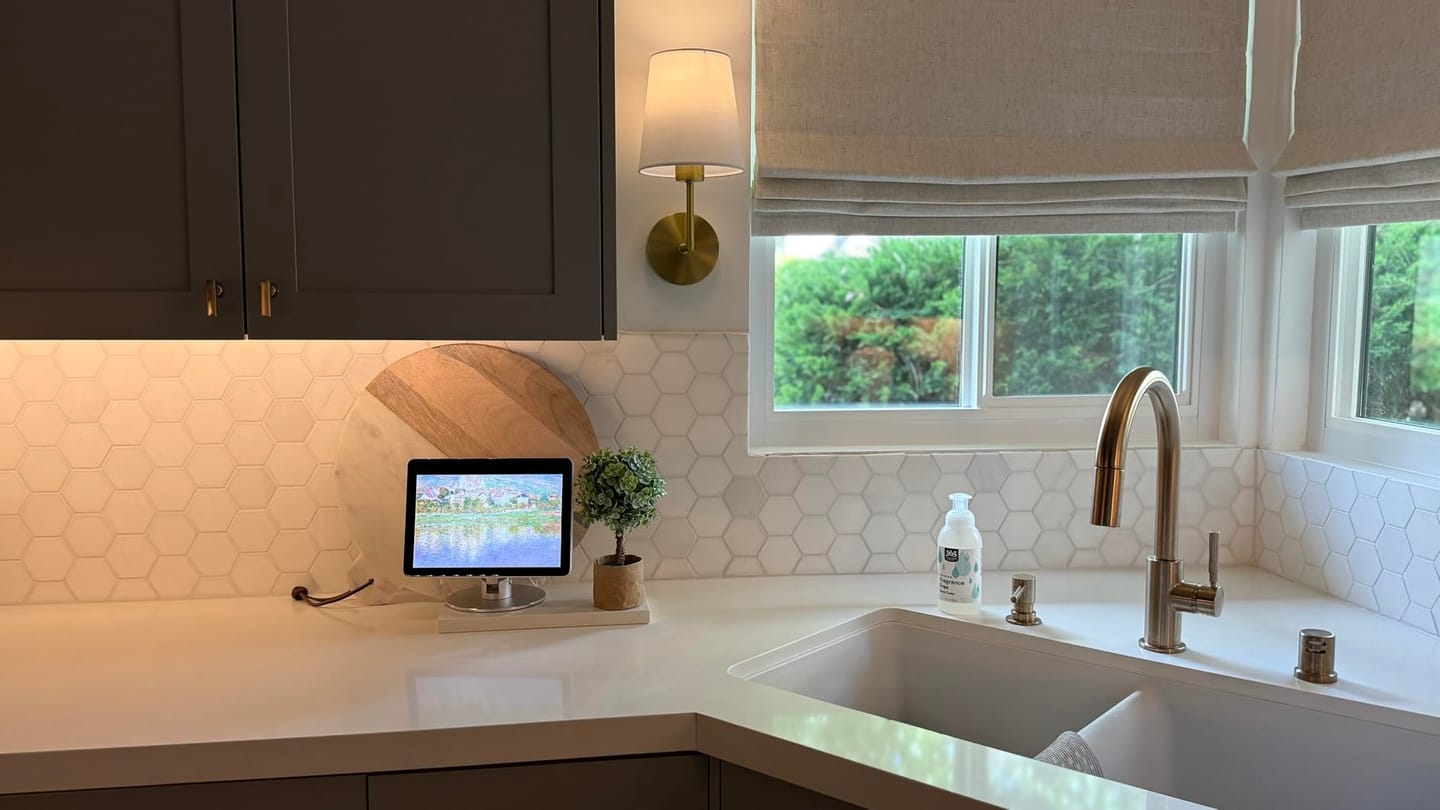 Customer photo review of Wireless Fabric Wall Lamp (2 Packs)