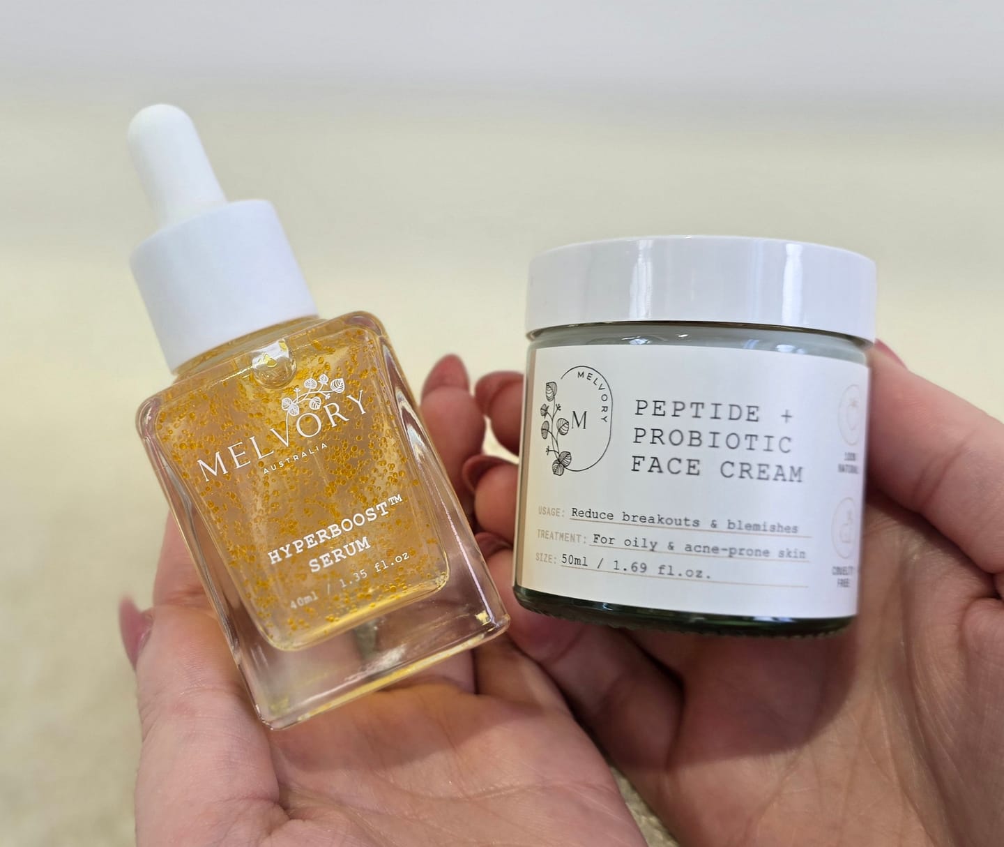 Customer photo review of Vitamin C 10% HYPERBOOST® Serum