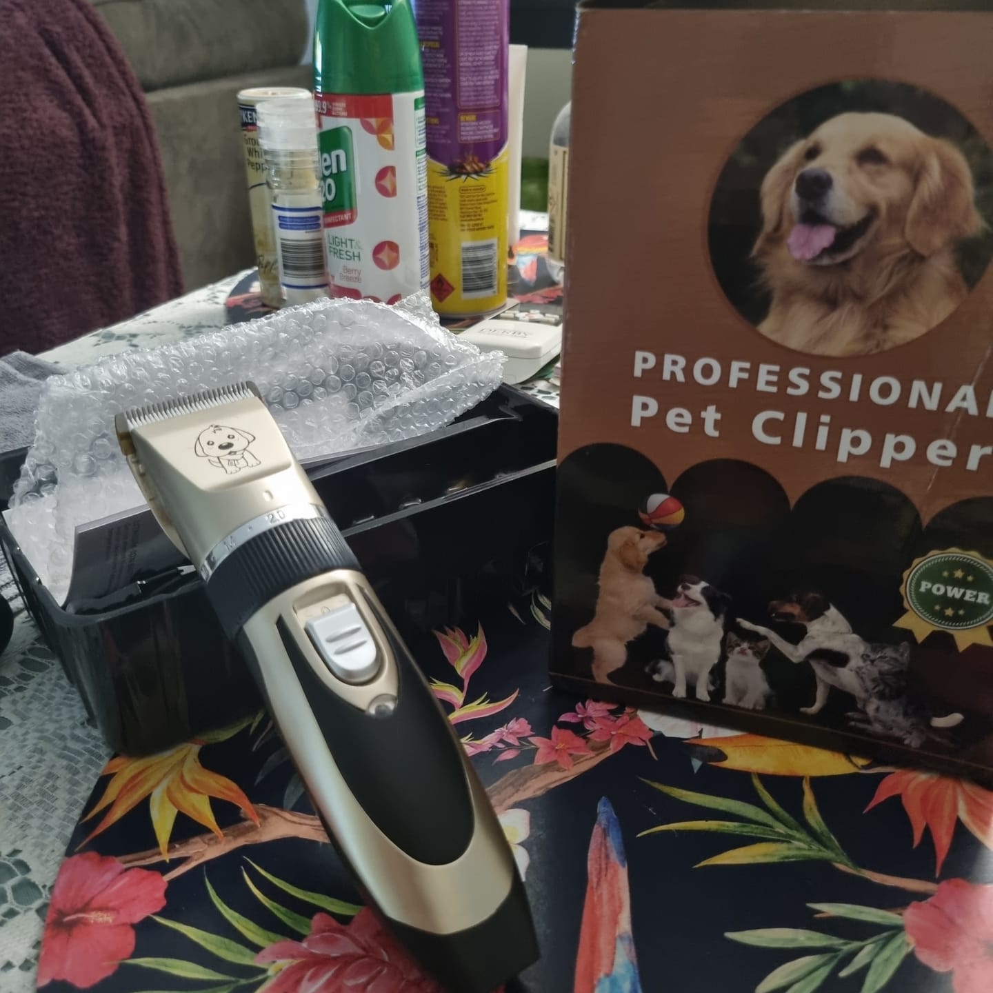Customer photo review of The Original ClipMyPaws™ - World's Quietest Pet Hair Clipper