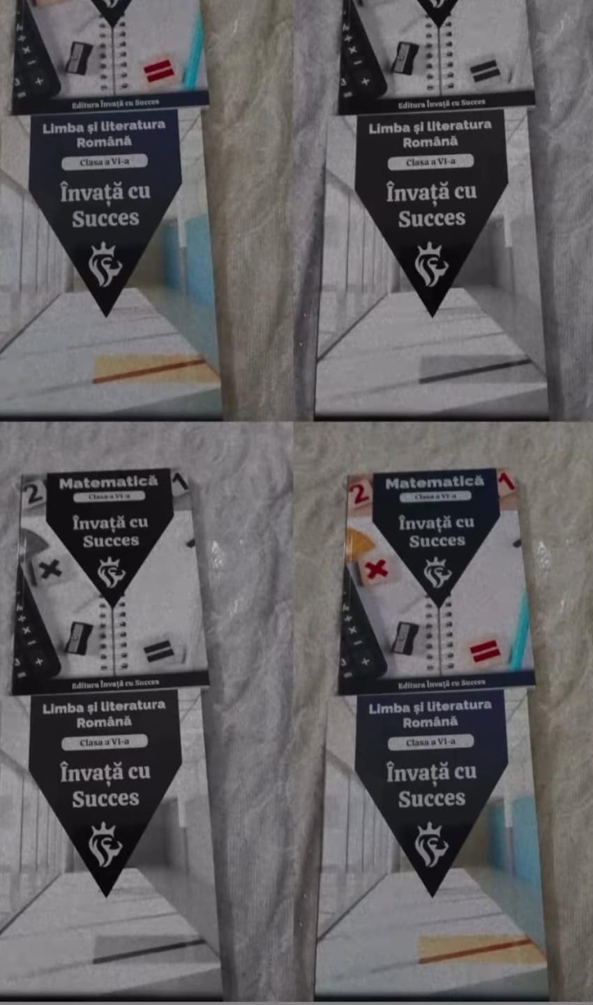 Customer photo review of Pachet Clasa a VI-a: Toată materia structurată la Română și Matematică pentru clasa a VI-a