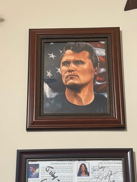 Customer photo review of (PRE-ORDER) Charlie Kirk - The American Martyr