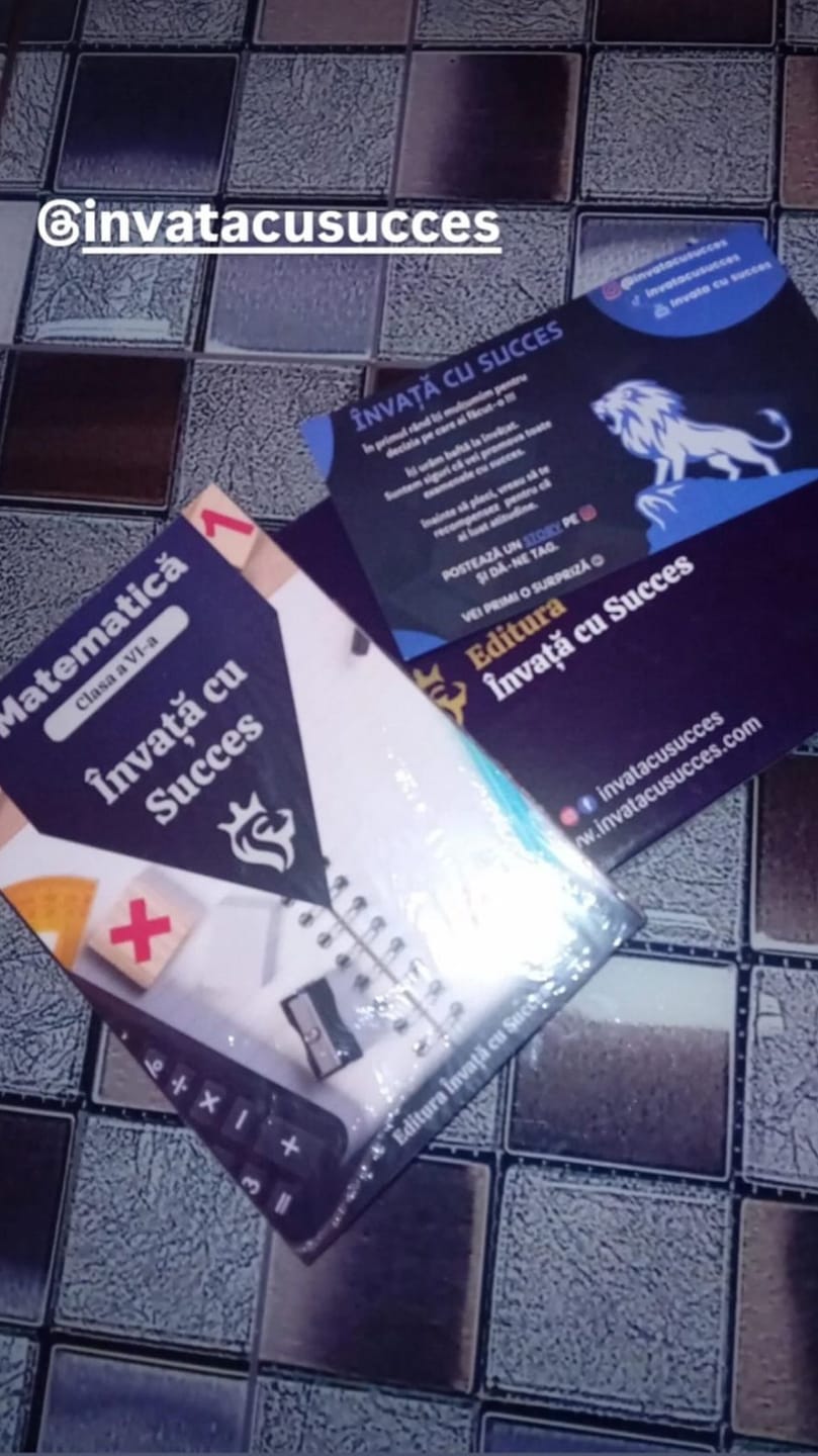 Customer photo review of Pachet Clasa a VI-a: Toată materia structurată la Română și Matematică pentru clasa a VI-a