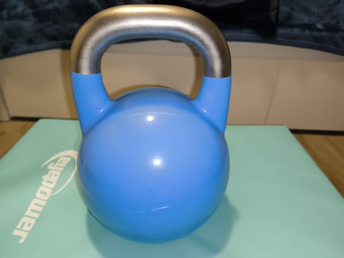 Customer photo review of Stainless Steel Competition Kettlebells - 4-36KG