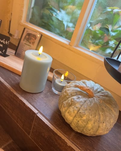 Customer photo review of LED Fyrfadslys 2 stk. Sand