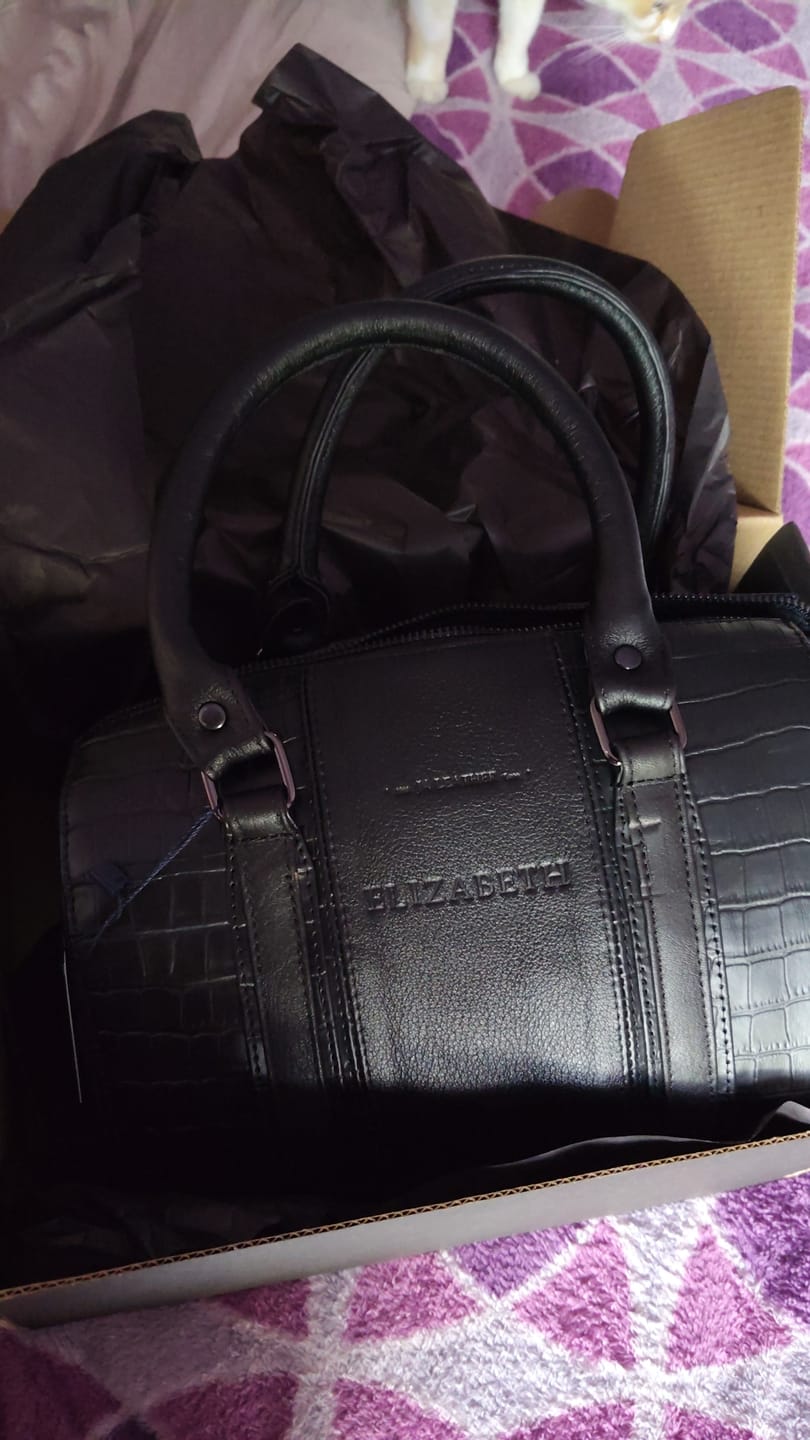 Customer photo review of Billetera tarjetero de clip Cesar Blue Cherry
