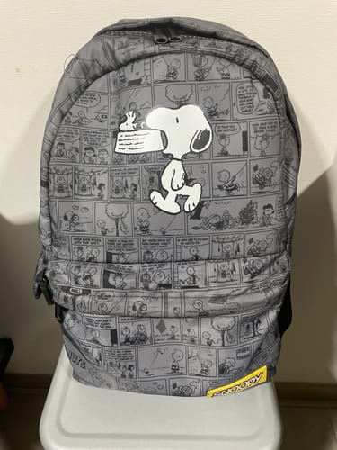 Customer photo review of Mooving - Mochila Snoopy Comic