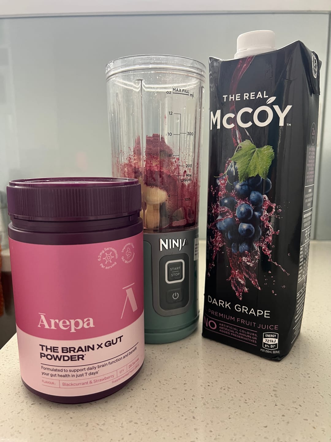 Customer photo review of The Brain x Gut Powder⁺