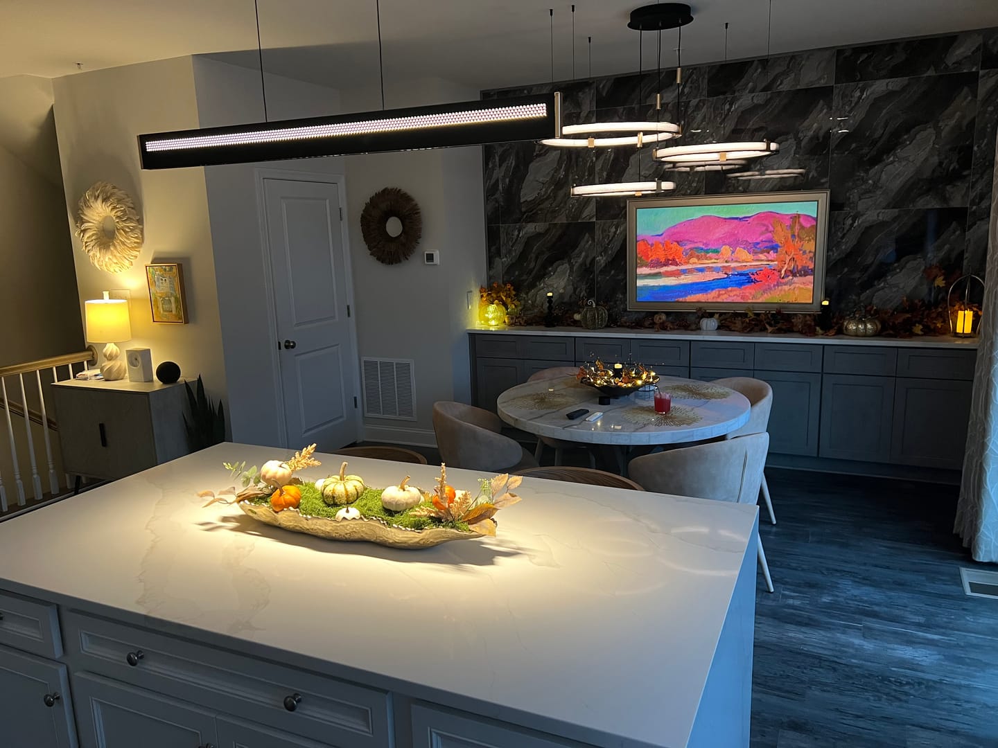 Customer photo review of Matrix Ring Chandelier