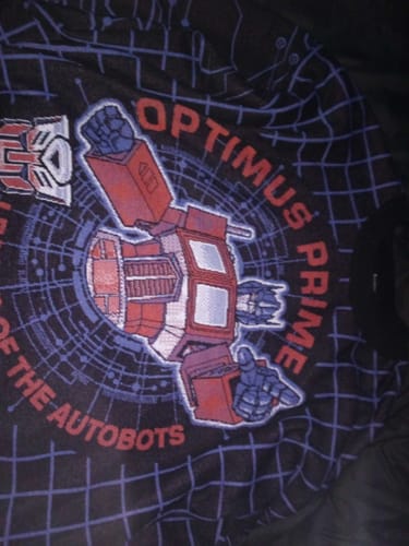 Customer photo review of Optimus Prime Leader Of The Autobots Transformers Knitted Sweater