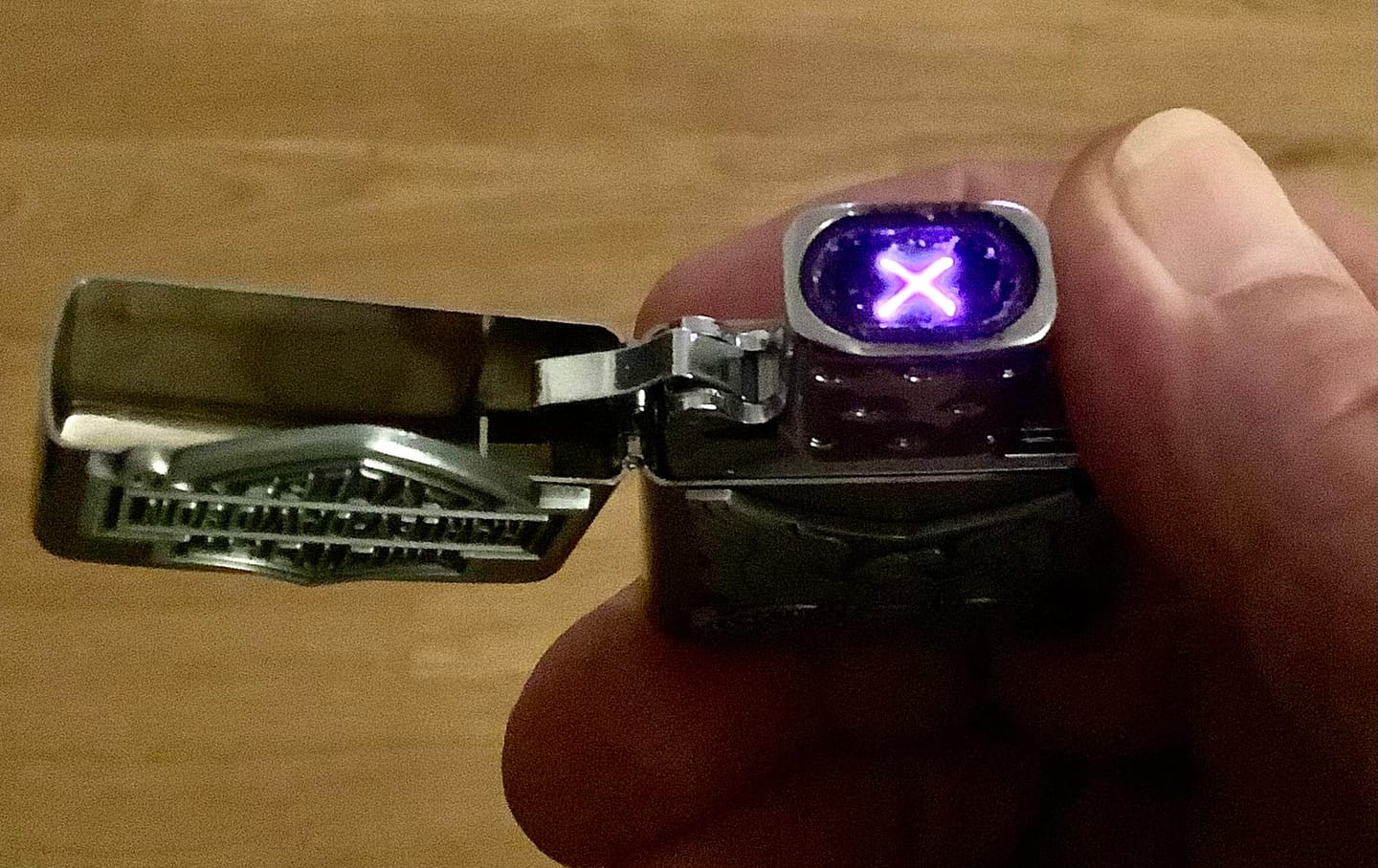 Customer photo review of Zippo USB Einsatz ARC Lichtbogen