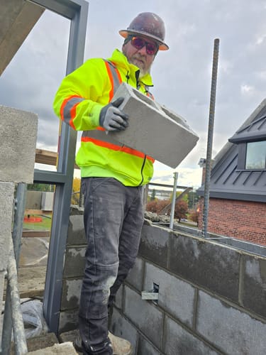 Customer photo review of FX-1 Slim All Day Pants Gunmetal