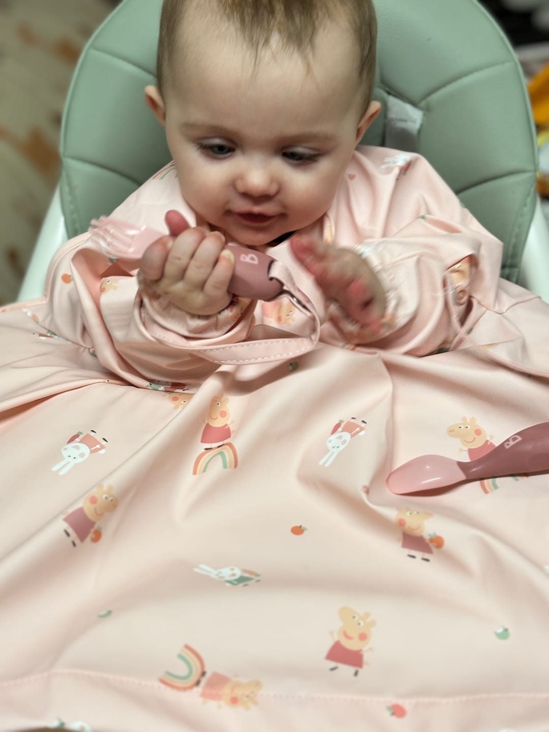 Customer photo review of NEW Attachable Weaning Cutlery