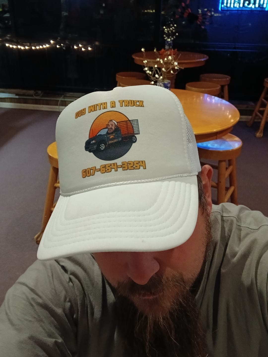 Customer photo review of 6-Custom Trucker Hats
