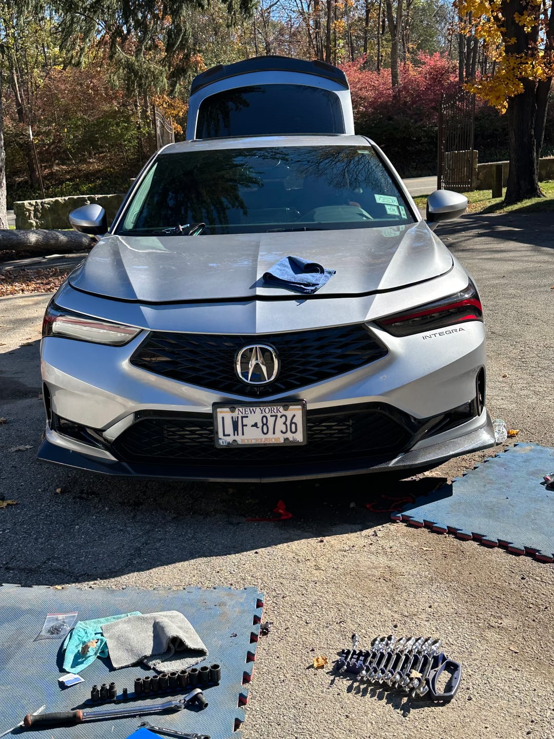 Customer photo review of 2023-Up Acura Integra DE4 Front Splitter Lip