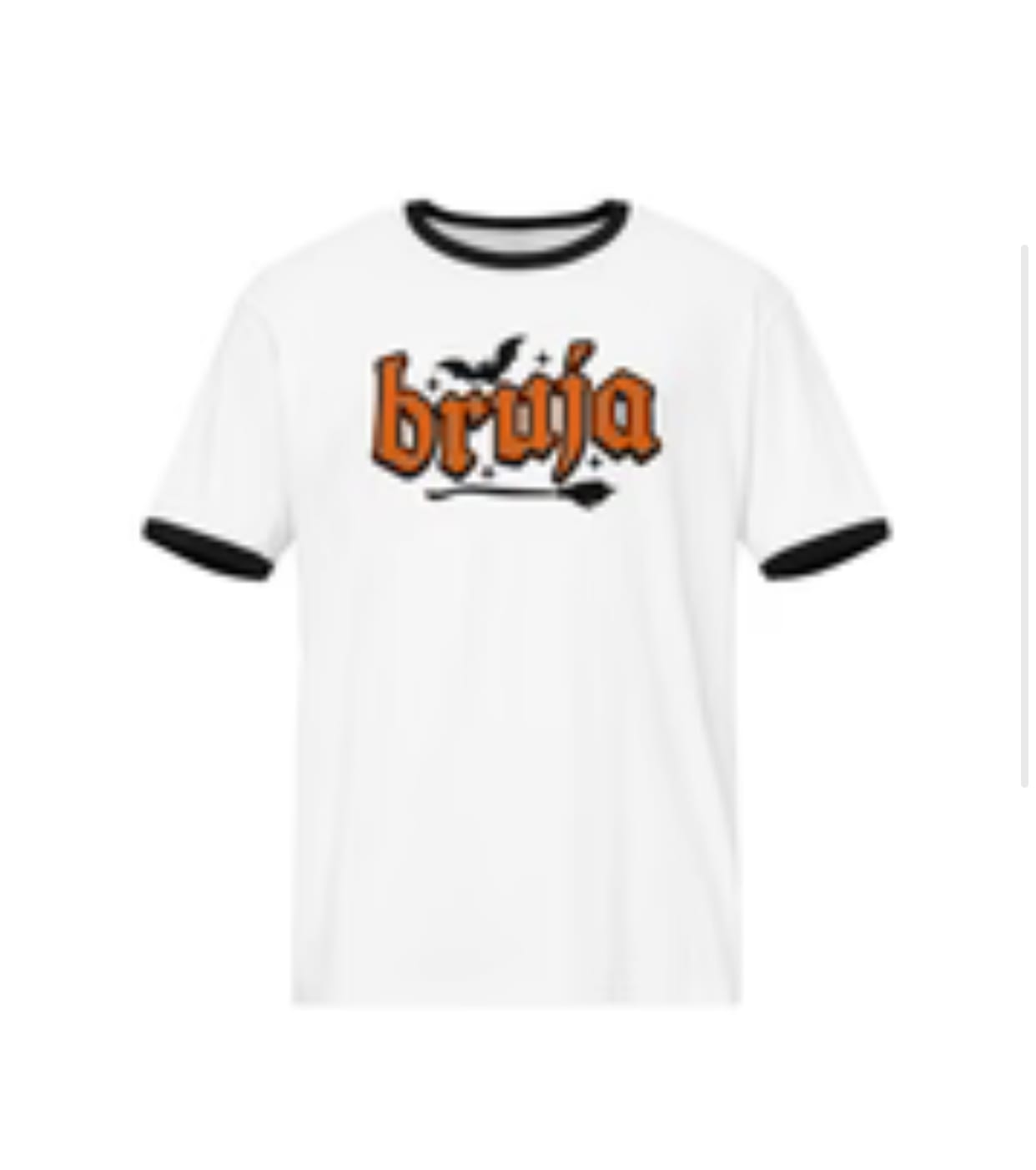 Customer photo review of La Bruja 70s Ringer t-shirt