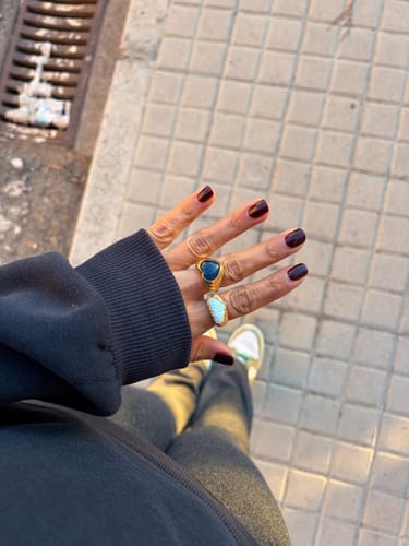 Customer photo review of Head In The Clouds Ring Gold