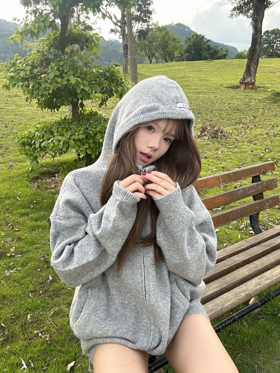 Customer photo review of WARDEN EDGE Oversized Hoodie & Shorts Set - Streetwear-Inspired Design