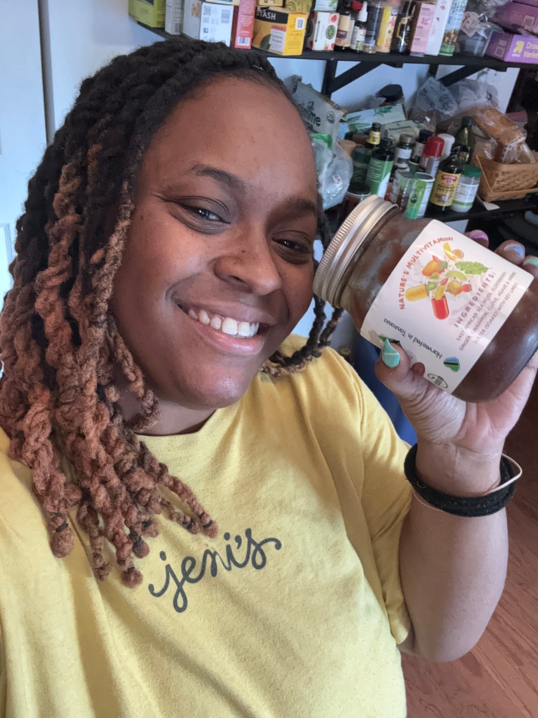 Customer photo review of ELDERBERRY GINGER East African Sea Moss Gel (flavored)