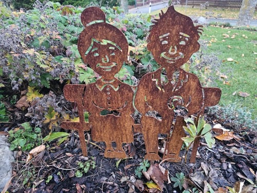 Customer photo review of Gartenstecker Oma & Opa