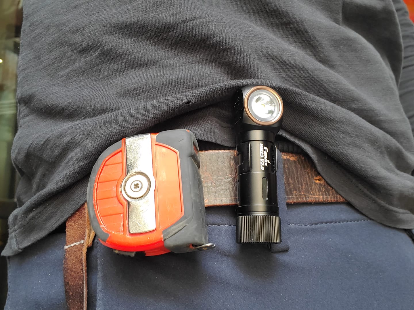Customer photo review of Fenix HM23 V2.0 - Lampe frontale ultralégère polyvalente - 300 lumens