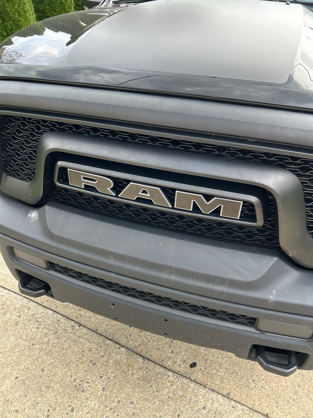 Customer photo review of Matte "Ram" Grille Lettering