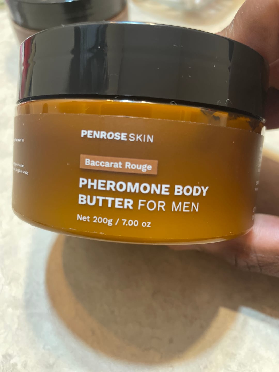 Customer photo review of Pheromone Body Butter For Men