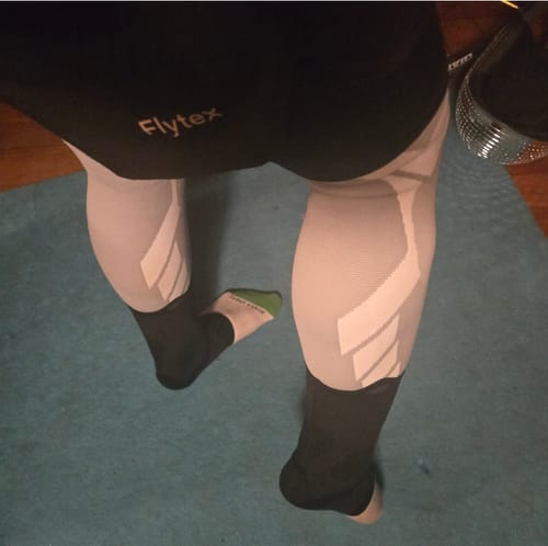 Customer photo review of Compression Sleeves V2 for Knees and Legs