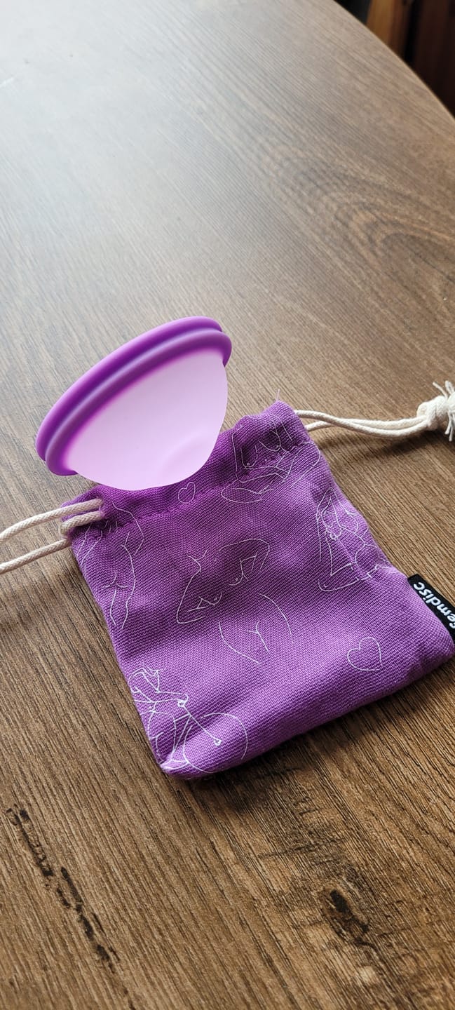 Customer photo review of femdisc Menstruationsscheibe classic