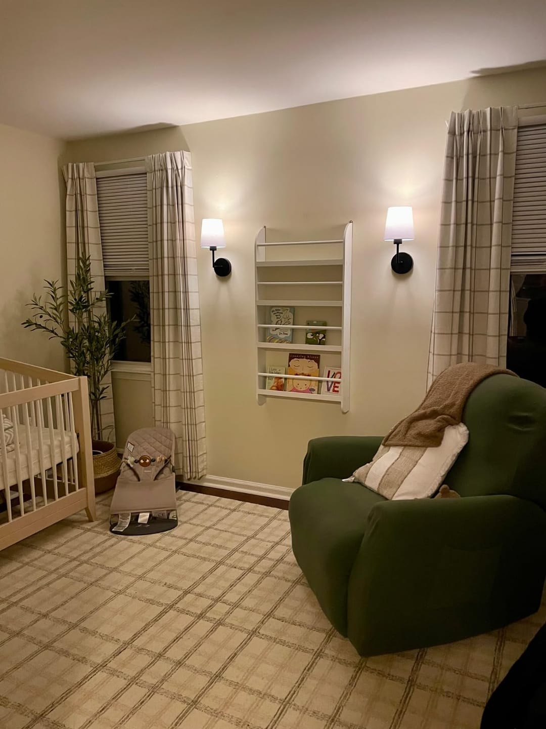 Customer photo review of Wireless Fabric Wall Lamp (2 Packs)
