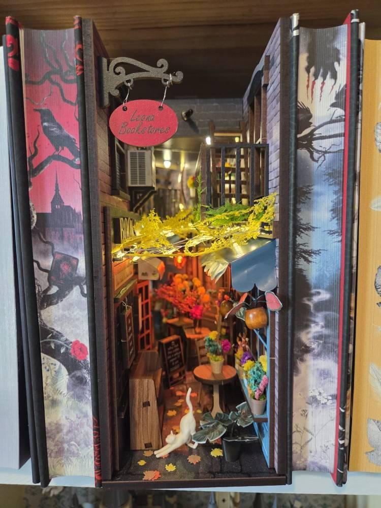 Customer photo review of Dreamy MiniAlley - Booknook DIY kit