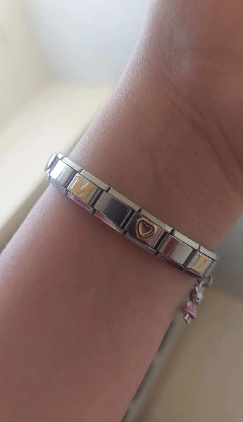 Customer photo review of Charm Letra M